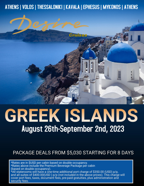 greek islands 2023 poster